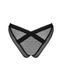 (SALE) Кружевные трусики с заниженной талией Obsessive Estiqua panties XS/S, black