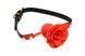 Силиконовый кляп с розой Master Series: Blossom Silicone Rose Gag &ndash; Red