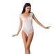 Бодистокинг Passion BS064 One Size, White, боди, закрытое плечо, открытый доступ