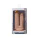 Подвійний фалоімітатор з вібрацією SilexD Double Gusto Vibro Flesh (Model 1 size 8" & 7") + LRS, діа