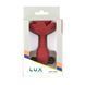 Силиконовая анальная пробка Lux Active с розой - Red Rose Silicone Anal Plug
