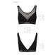 Топ с прозрачной вставкой Passion PS002 TOP M, black