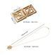Зажимы для сосков с легкой подвеской LOCKINK Adjustable Nipple Clamps with Light&nbsp;Pendant - Golden