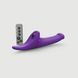 Вибронасадка для страпона с вакуумной стимуляцией Strap-On-Me Multi Orgasm Dildo L Purple
