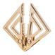 Зажимы для сосков с легкой подвеской LOCKINK Adjustable Nipple Clamps with Light&nbsp;Pendant - Golden