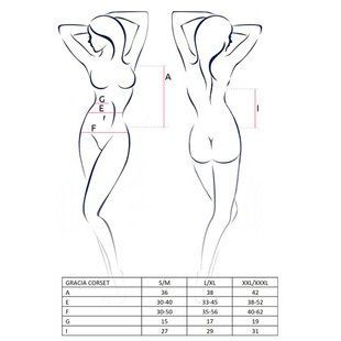 GRACIA CORSET black L/XL Passion