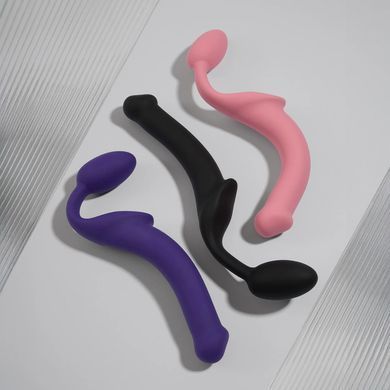 Безремневой страпон Strap-On-Me Rose S, полностью регулируемый, диаметр 2,7см