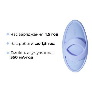 Клиторальный вибратор Svakom Echo 2 Sky Blue