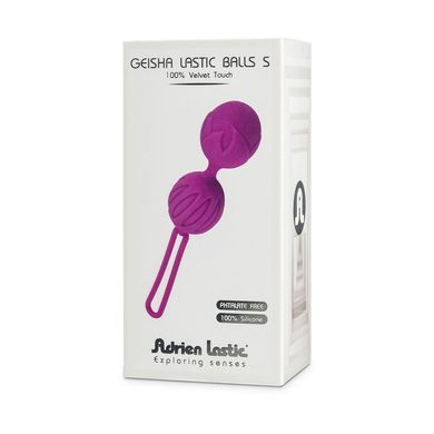 Вагинальные шарики Adrien Lastic Geisha Lastic Balls Mini Violet (S), диаметр 3,4см, вес 85гр