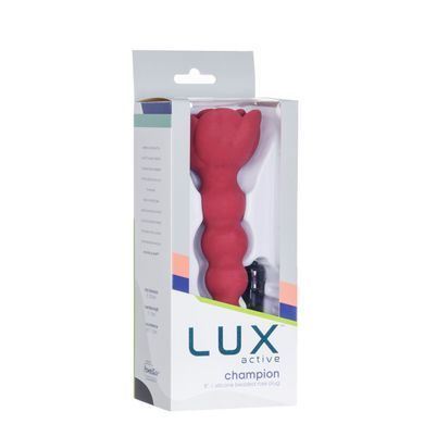 Анальная цепочка Lux Active с розой - Champion Rose