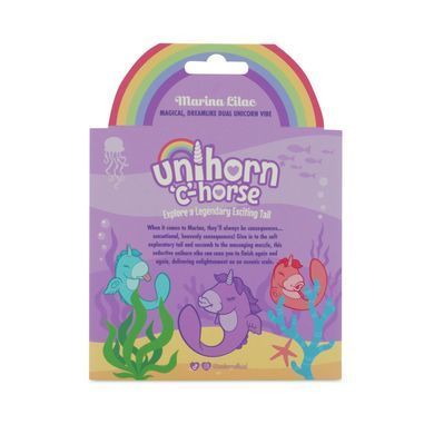 Вибратор-единорожка Unihorn &ndash; C Horse &ndash; Marina Lilac, вагинально-клиторальная стимуляция, 2 мотора по 10 режимов