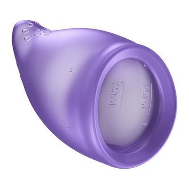 Менструальная чаша Fun Factory FUN CUP SIZE A Black Currant, многоразовая, диаметр 4 см, объем 20 мл