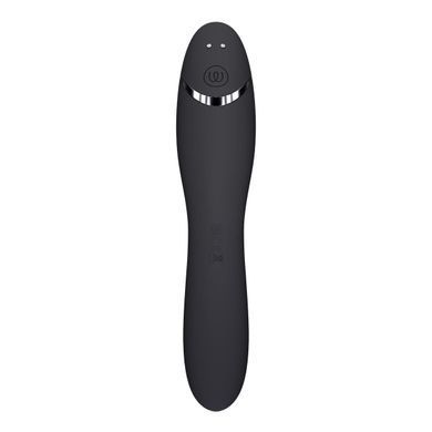 Вакуумный стимулятор для точки G и клитора с вибрацией Womanizer OG Dark Grey, 12 уровней, 3 режима
