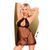 Комплект сорочка в стиле 60-х и трусики с доступом Penthouse - Libido Boost Black L/XL