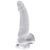 Прозрачный фаллоимитатор Alive Jelly Dildo Ranger, ТПЕ, присоска, диаметр 4см, длина 21см