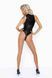Боди с мокрым эффектом Noir Handmade F294 Powerwetlook bodysuit with front zipper, S