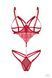 Боді Obsessive Matildea crotchless teddy L/XL