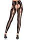 Колготки Leg Avenue Seamless Opaque Footless Suspender Hose One Size Black