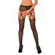 Эротические колготки-бодистокинг Obsessive Garter stockings S821 S/M/L