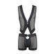Комплект чоловічої білизни на шнурівці Passion 053 SET WILLIAM XXL/XXXL Black, жилет, боксери