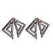 Затискачі для сосків з легкої підвіскою LOCKINK Adjustable Nipple Clamps with Light Pendant - Grey