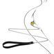 Металева анальна пробка Art of Sex Metal Anal Plug with Leash size L з повідцем