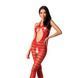 Сітчастий бодістокінг з відкритим животом Passion BS081 red