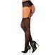 Эротические колготки-бодистокинг Obsessive Garter stockings S821 S/M/L