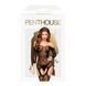 Бодистокинг с флористическо-геометрическим орнаментом Penthouse - Top-Notch Black S/L