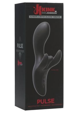 Вибратор-кролик Doc Johnson Kink - Pulse - Ultimate 4 Motor Silicone Vibrator
