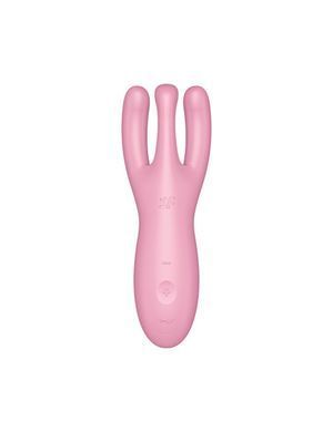 Клиторальный смарт-вибратор Satisfyer Threesome 4 Pink с тремя пальчиками