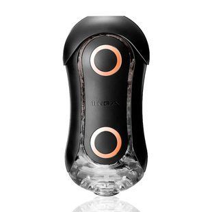 Мастурбатор Tenga Flip Orb Strong &mdash; Orange Crash, з можливістю зміни тиску та стимулювальними кулька