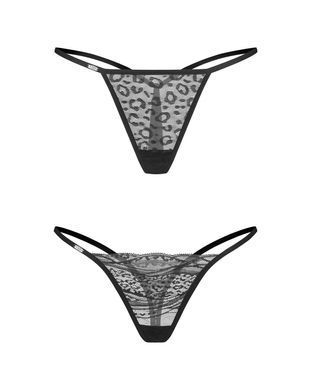 Набор трусиков Obsessive Clara 2-pack thong S/M