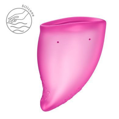 Менструальная чаша Fun Factory FUN CUP SIZE B Magenta, многоразовая, диаметр 4,3 см, объем 30 мл