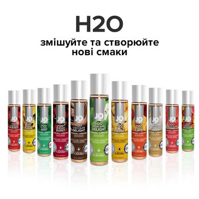 Смазка на водной основе System JO H2O - Green Apple (120 мл) без сахара, растительный глицерин