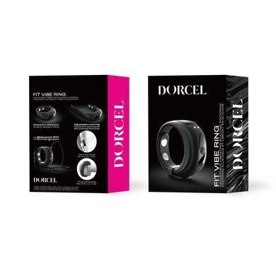 Эрекционное виброкольцо Dorcel Fit Vibe Ring, регулируемый диаметр 4&ndash;5,7 см, 10 режимов