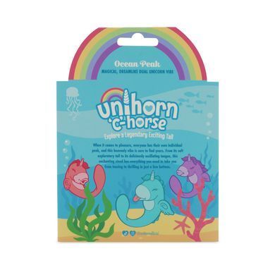 Вибратор-единорожка Unihorn &ndash; C Horse &ndash; Ocean Peak, вагинально-клиторальная стимуляция, 2 мотора по 10 режимов