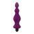 Анальная пробка с вибрацией Adrien Lastic Bullet Amuse Purple, макс. диаметр 3,9см