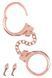 Наручники Fetish Tentation Premium Chick wrist cuffs in rose-gold metal