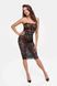 Платье Noir Handmade F301 Catalyst, XL, black, миди, кружево, открытые плечи, шнуровка на спине