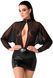 Платье Noir Handmade F348 Powerwetlook and tulle dress - 4XL