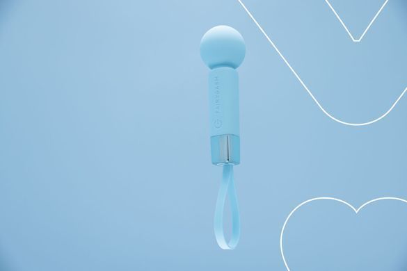Мини-вибромассажер FairyGasm Pearlstasy blue