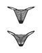 Набор трусиков Obsessive Clara 2-pack thong S/M