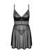Еротичний комплект Obsessive Chemeris babydoll & thong M/L, пеньюар та стрінги