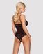 Кружевное боди с доступом 818-TED-1 teddy L/XL, черное