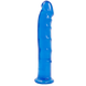 Фалоімітатор Doc Johnson Jelly Jewels Dong & Suction Cup Blue, діаметр 3,6 см, антибактеріальний ПВХ