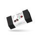 Кожаные наручники Liebe Seele Wine Red Wrist Cuffs, съемная цепочка-крепление