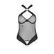 Сітчастий боді з халтером Passion Amanda Body L/XL, black