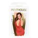 Мини-платье Penthouse - Heart Rob Red M/L, хомут, глубокое декольте, миниатюрные стринги