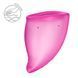 Менструальная чаша Fun Factory FUN CUP SIZE B Magenta, многоразовая, диаметр 4,3 см, объем 30 мл